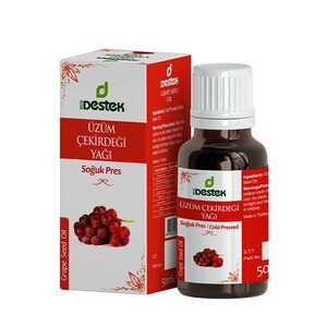 DESTEK ÜZÜM ÇEKİRDEĞİ YAĞI 50 ML (SOĞUK PRES) #1