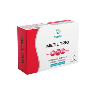 NUTRİES METİL TRIO 30 ÇİĞNEME TABLETİ #1
