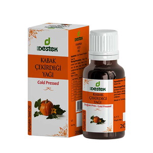 DESTEK KABAK ÇEKİRDEĞİ YAĞI 20 ML (SOĞUK PRES) #1